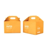 Caja plegadiza lonchera naranja