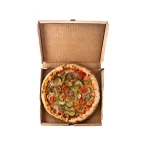 Caja de pizza en cartón corrugado